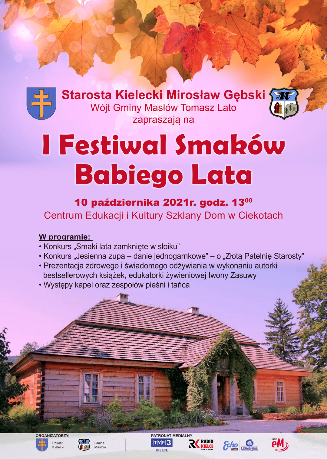 plakat I festiwal smakow babiego lata