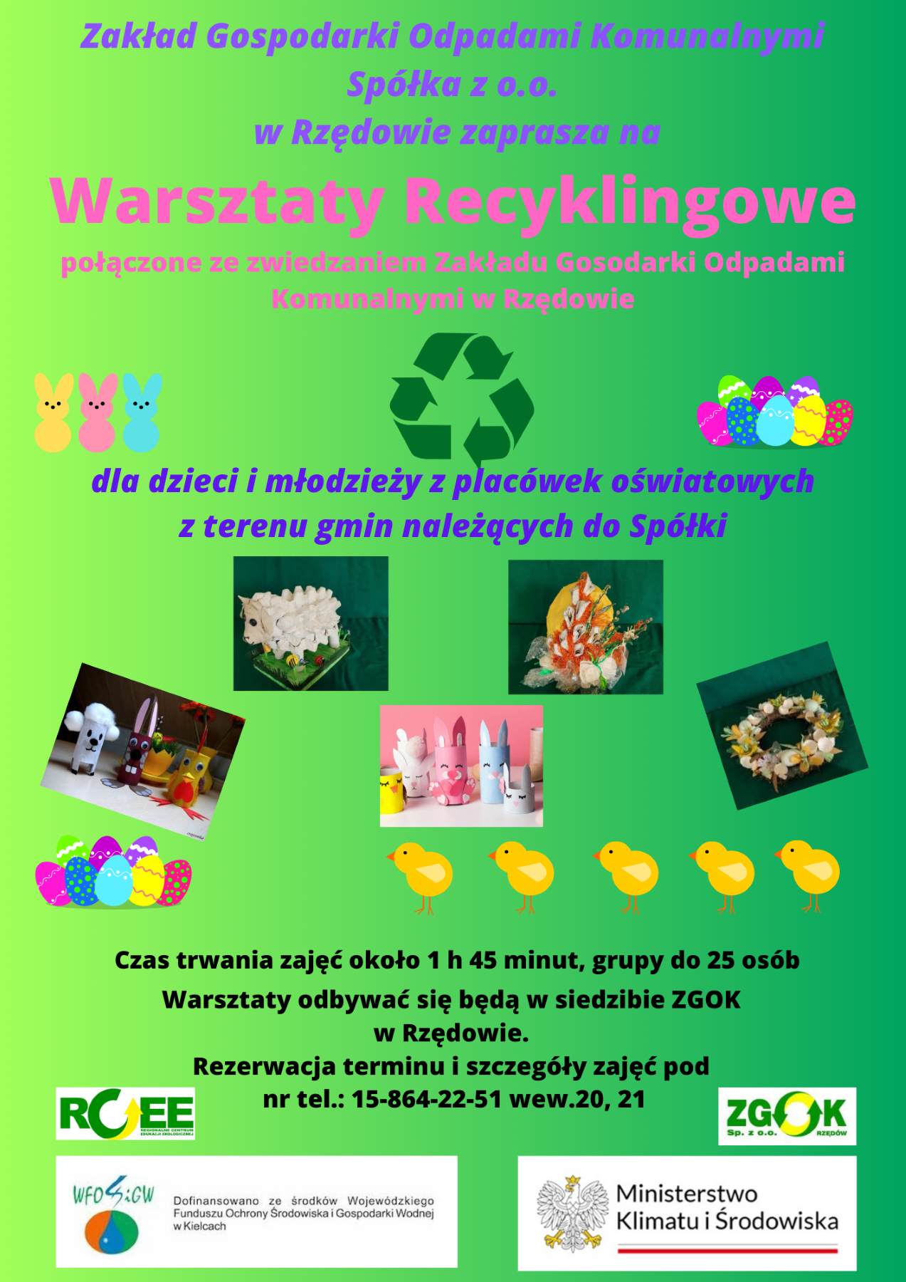 plakat Warsztatów Recyklingowych