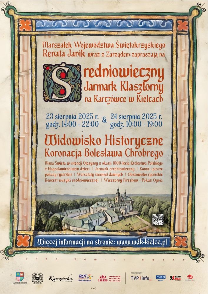 Plakat - Średniowieczny Jarmark Klasztorny