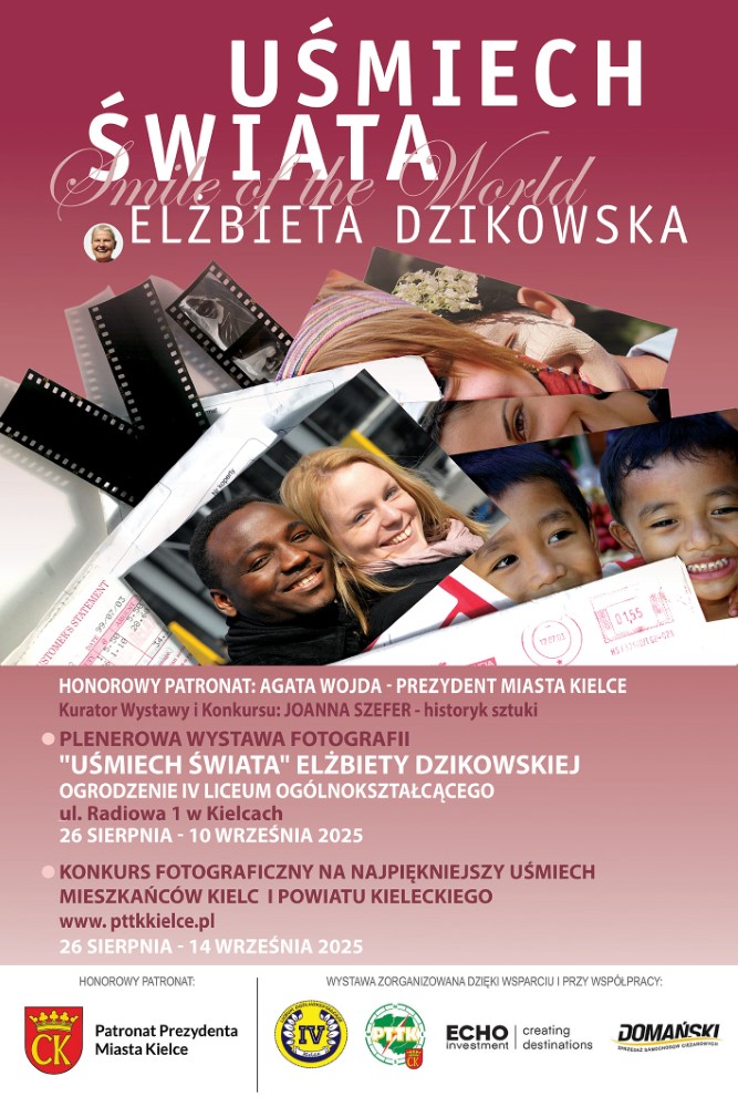 plakat "Uśmiech Świata - Smile of the World" Elżbieta Dzikowska