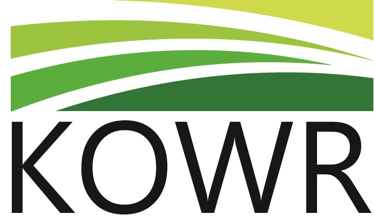 Logo KOWR - czarny napis na białym tle