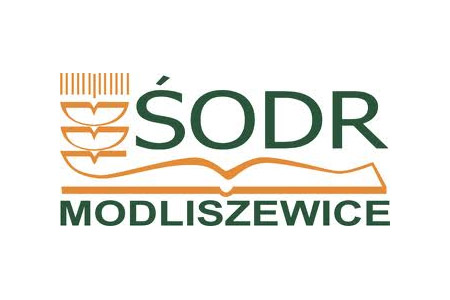 Logo ŚODR Modliszewice - zielone litery na białym tle