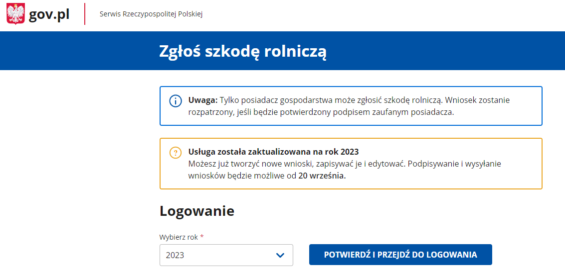 szkoda rolnicza aplikacje gov pl